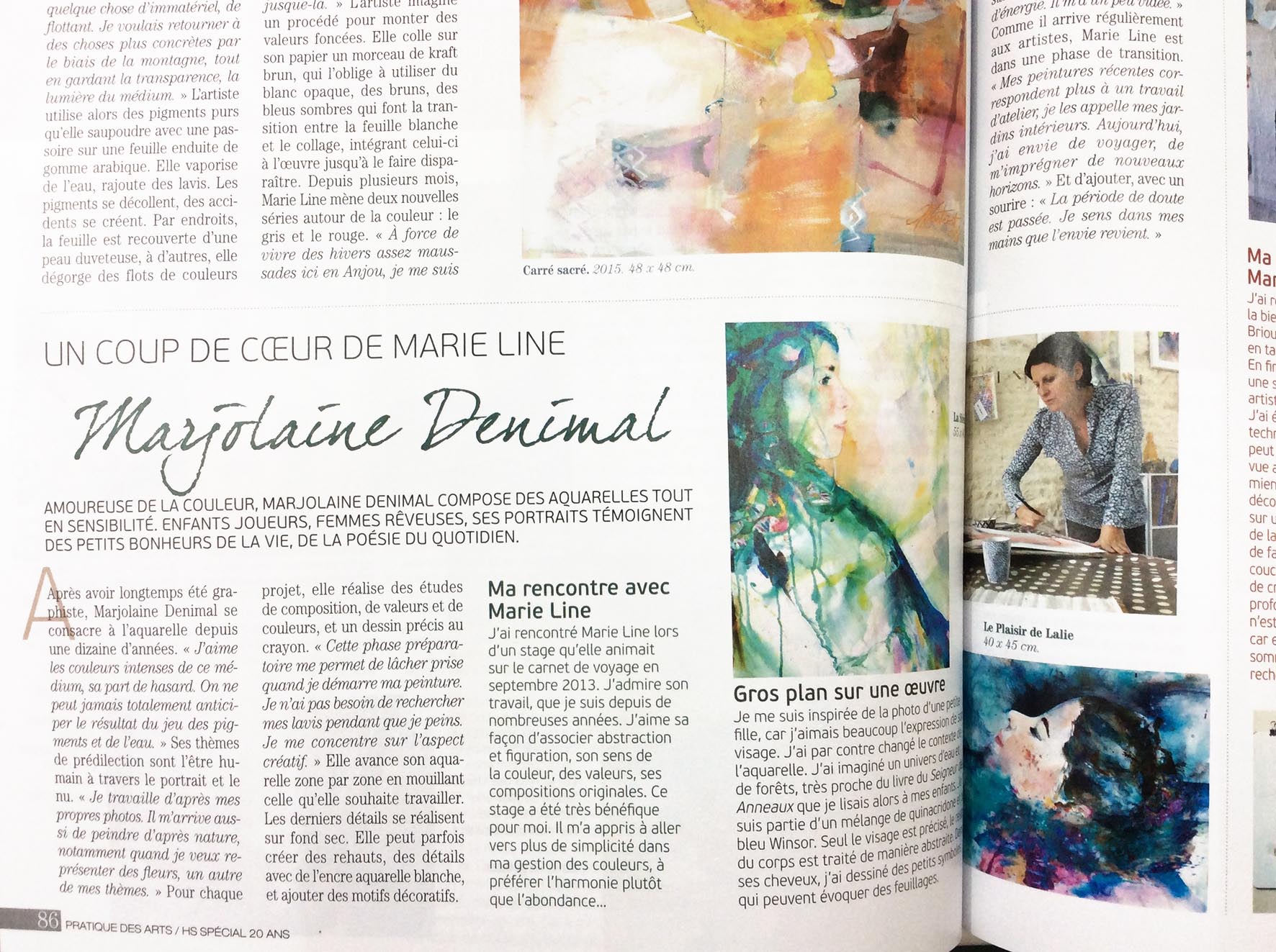 article d'aquarelle