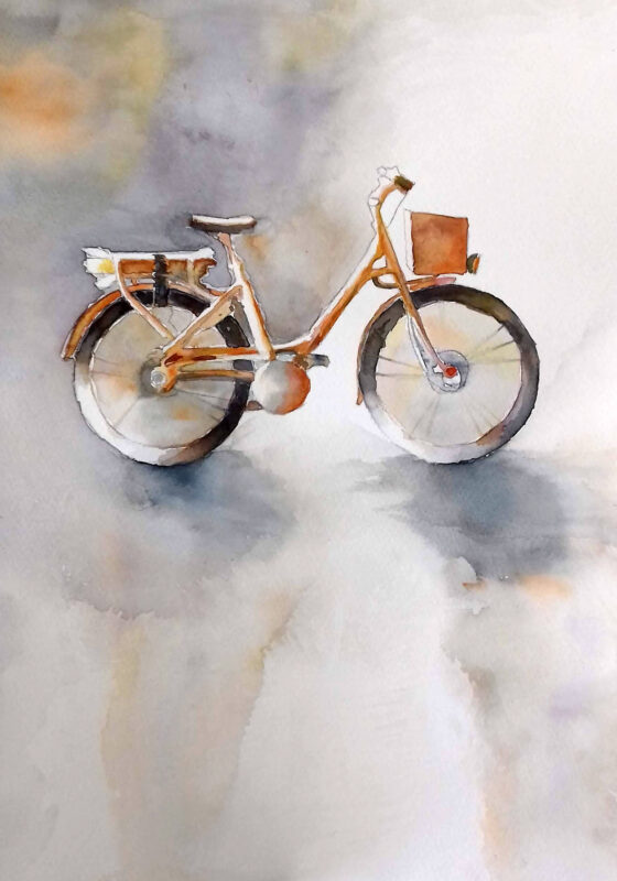 Vélo aquarelle