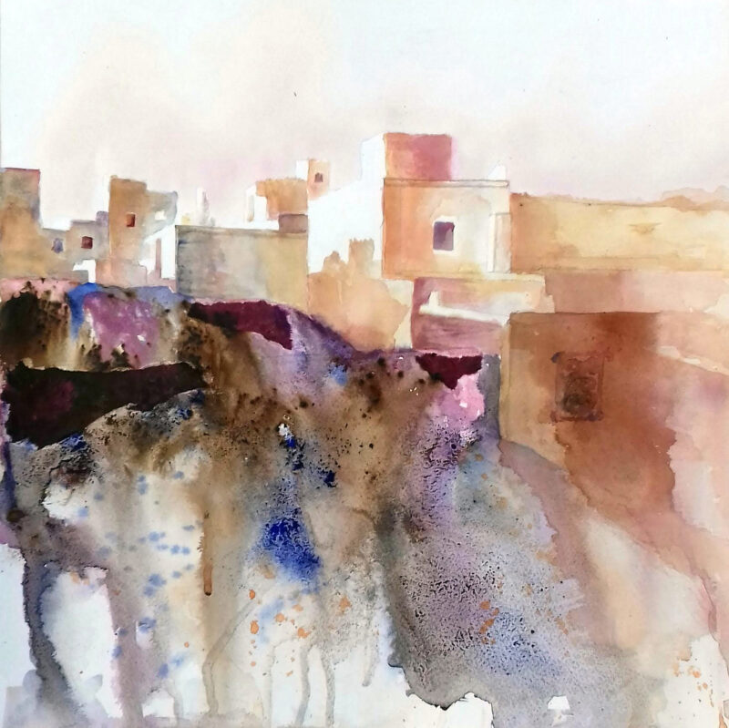 aquarelle Maroc