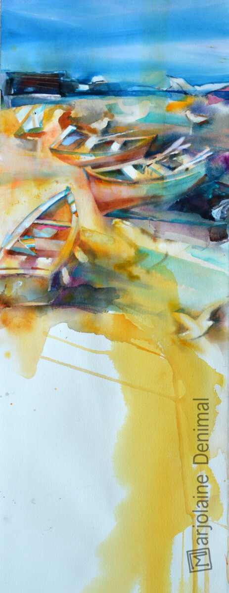 voile aquarelle