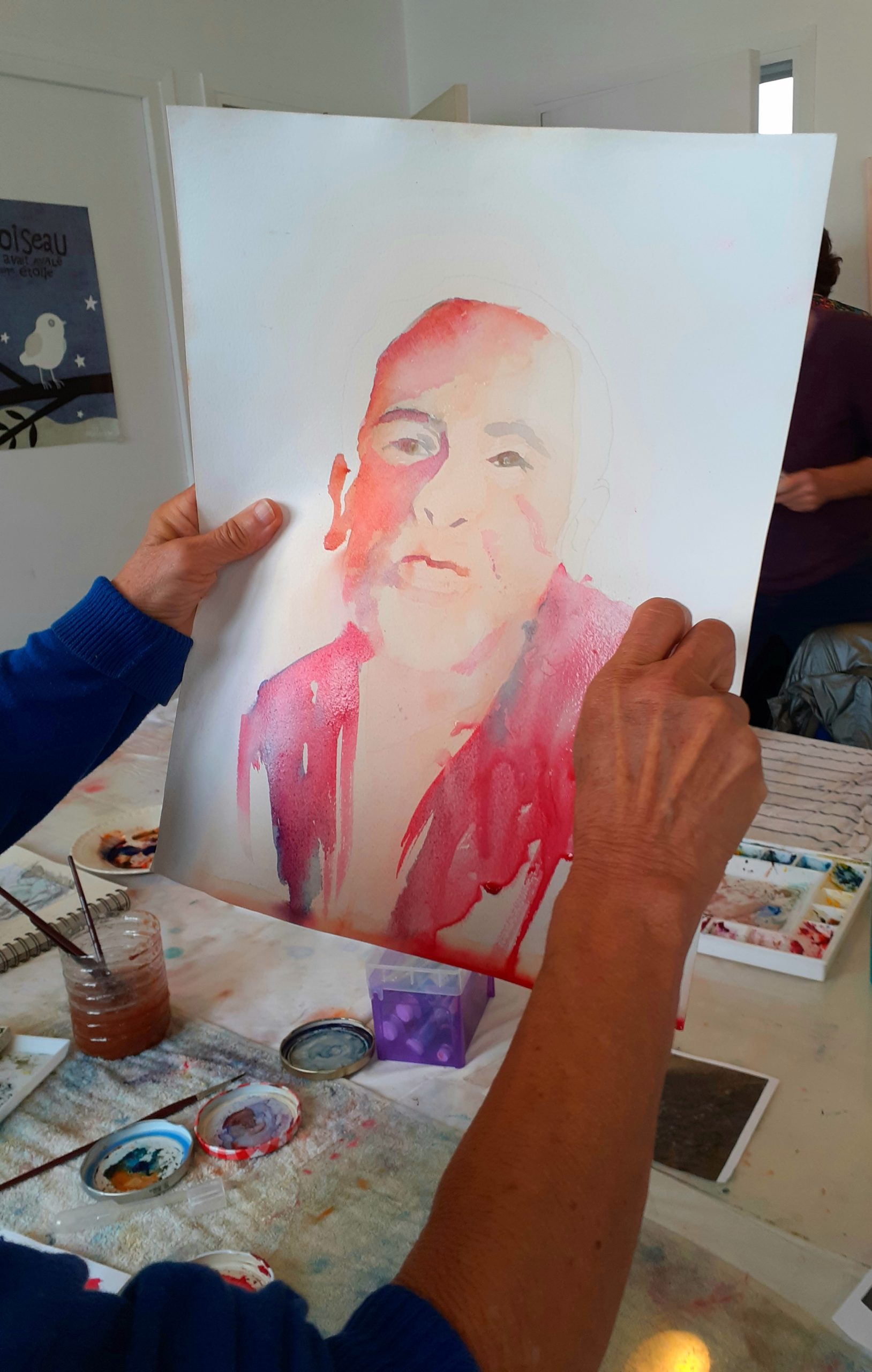 Portrait aquarelle