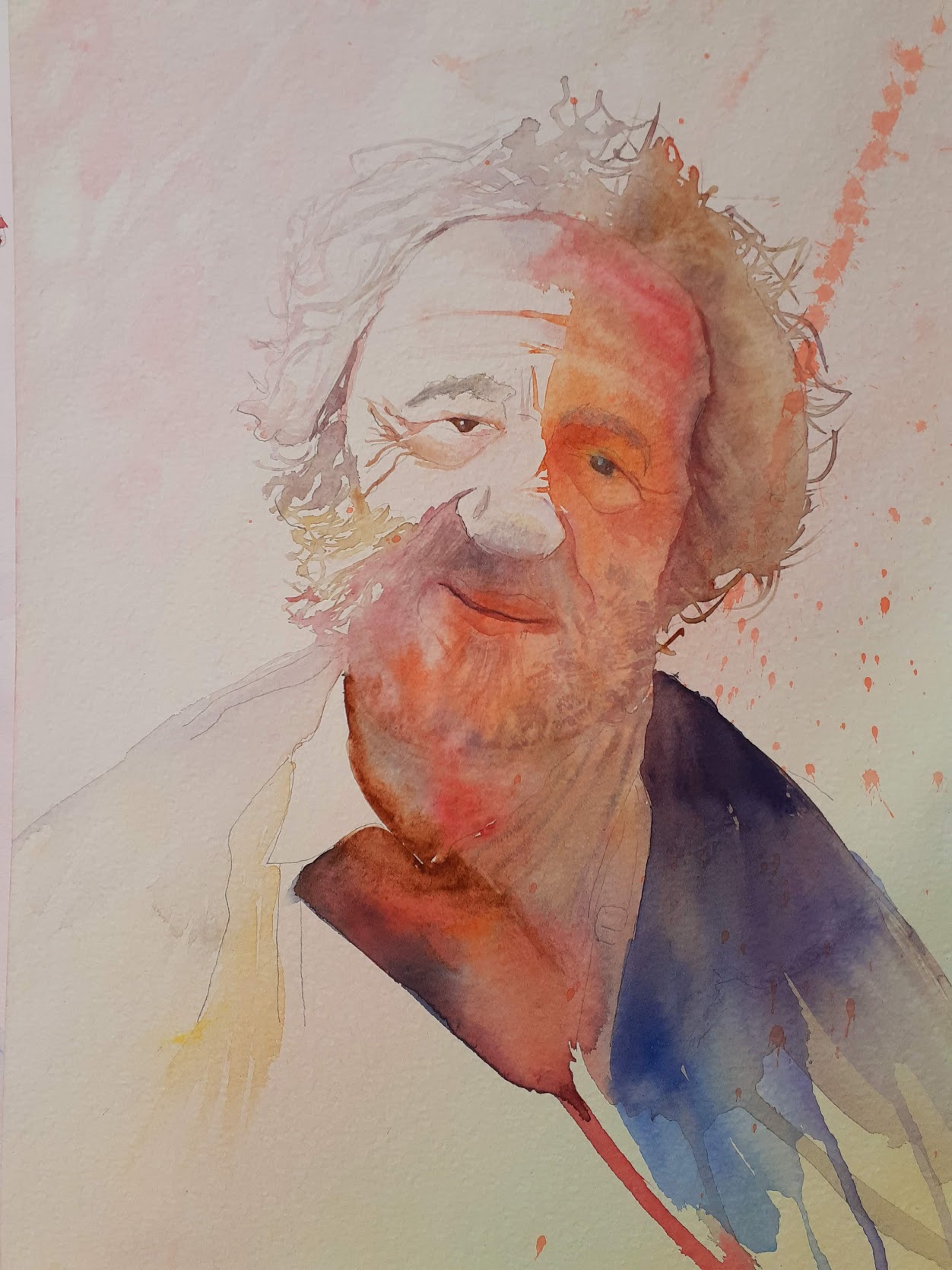 Portrait aquarelle