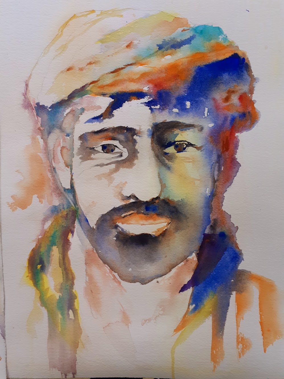 Portrait aquarelle