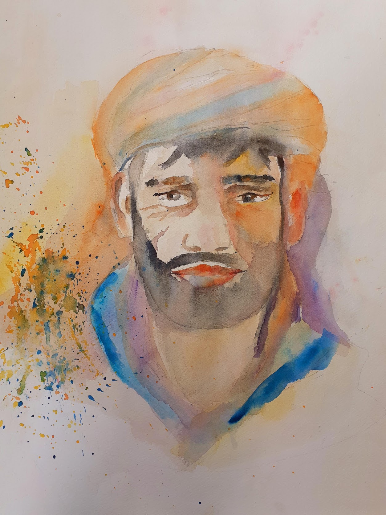 Portrait aquarelle