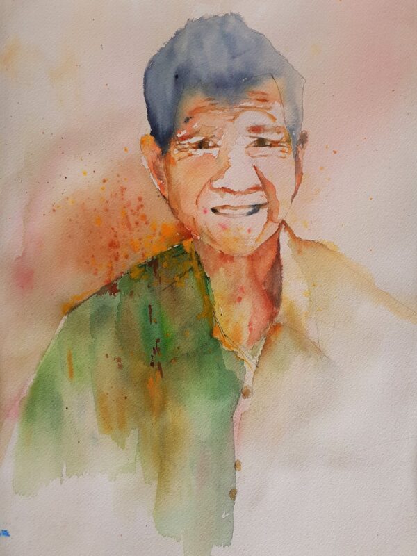 Portrait aquarelle