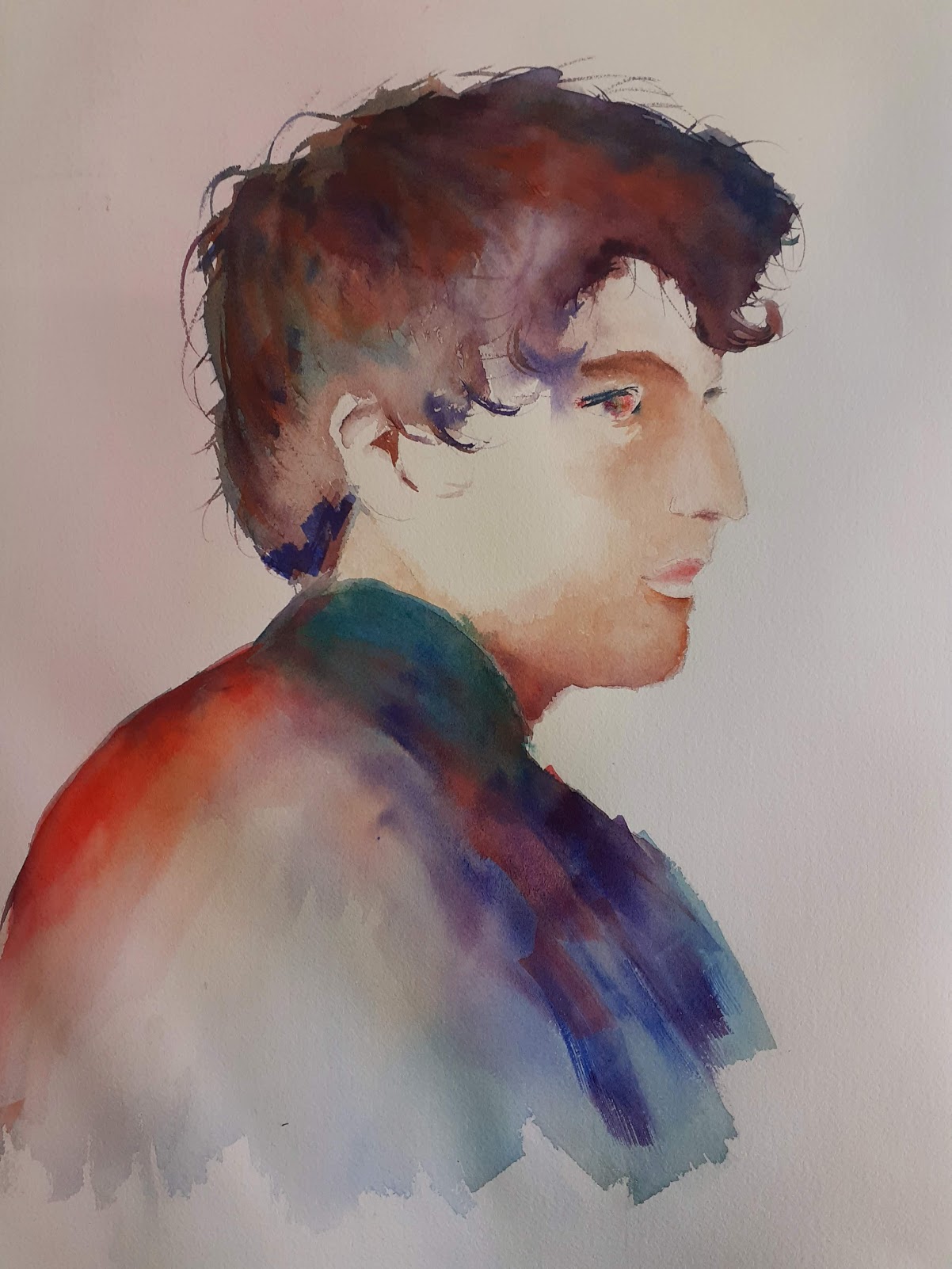 Portrait aquarelle