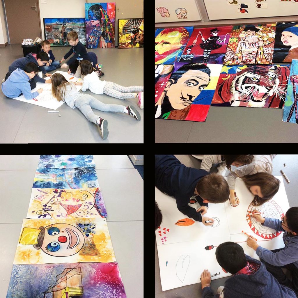 ANIMATION DANS LES ÉCOLES | Marjolaine Cours Aquarelle - Stages et Vidéos
