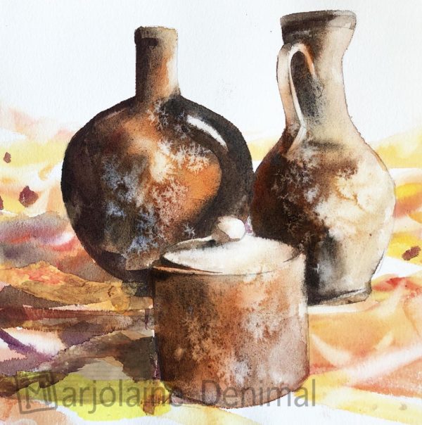 pot aquarelle