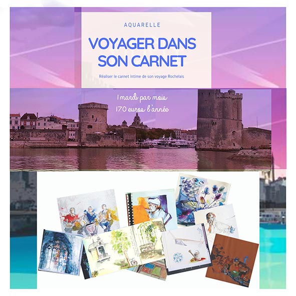 carnet de voyage sur La Rochelle