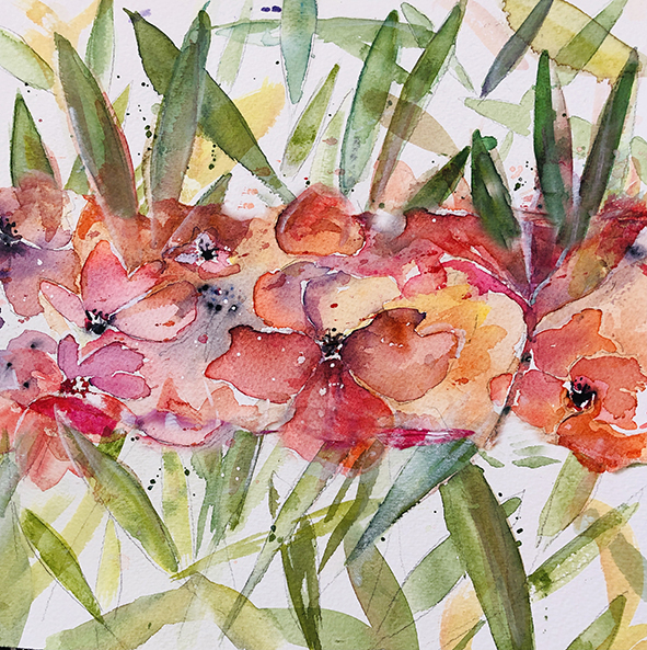 COURS AQUARELLE FLEURS 10