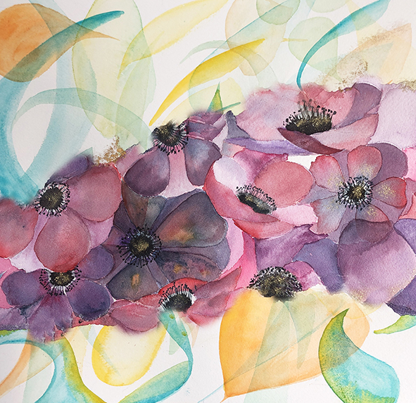 COURS AQUARELLE FLEURS 19