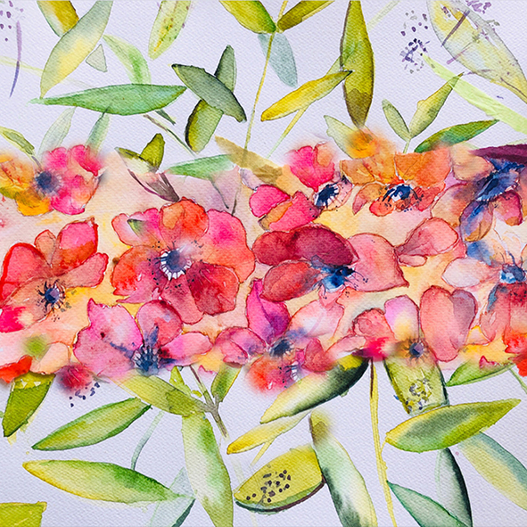 COURS AQUARELLE FLEURS 2