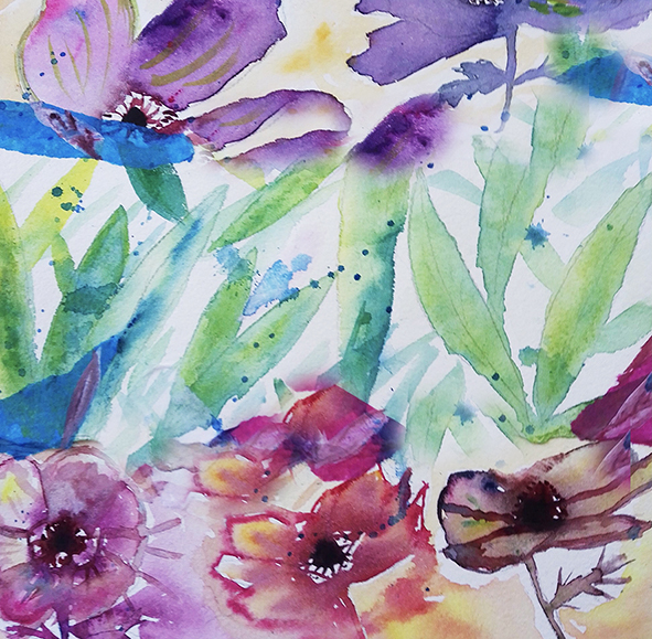 COURS AQUARELLE FLEURS 21