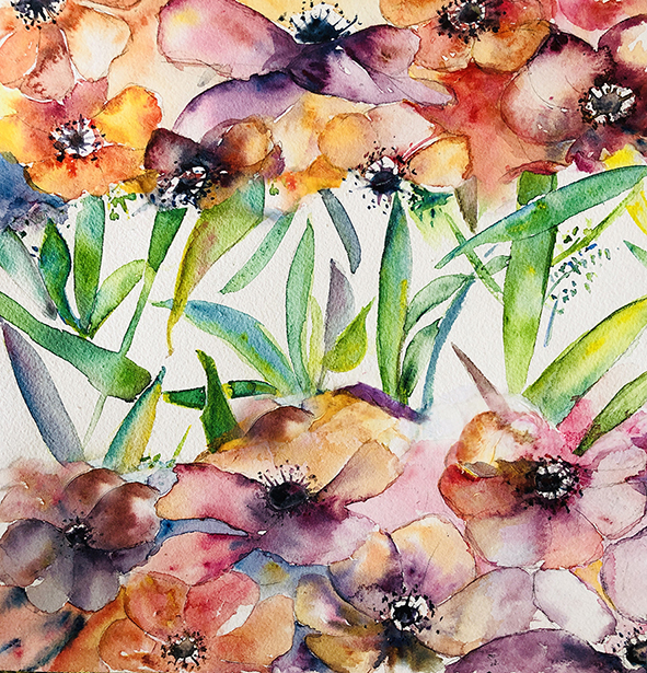 COURS AQUARELLE FLEURS 22