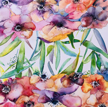 Fleur aquarelle