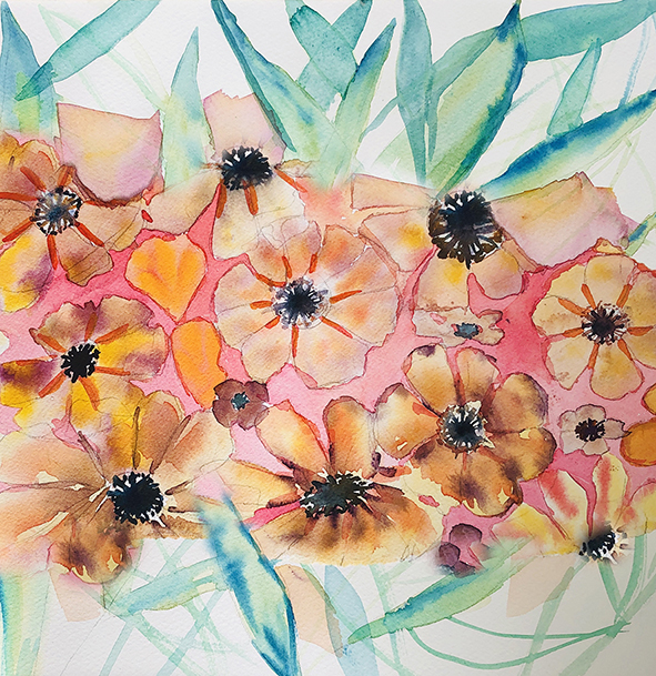 COURS AQUARELLE FLEURS 6