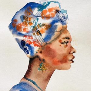 Portrait aquarelle