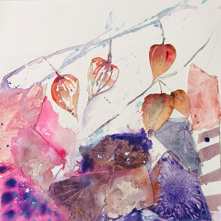 AQUARELLE AMOUR EN CAGE 18