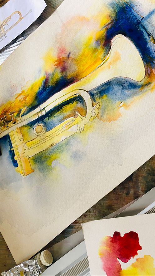 AQUARELLE MUSIQUE 10