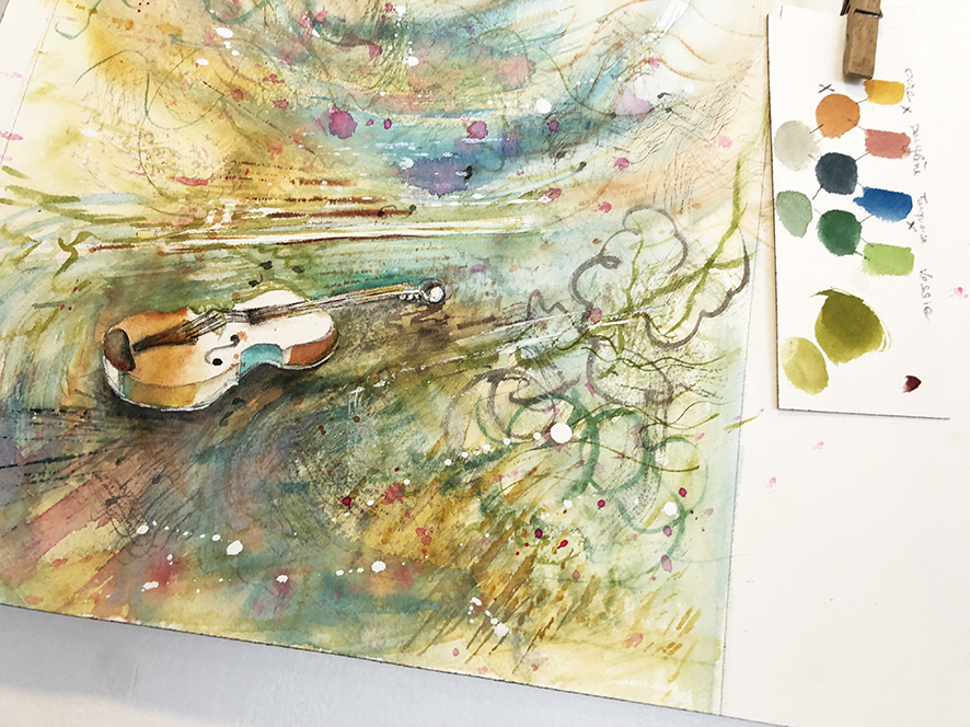 AQUARELLE MUSIQUE 25