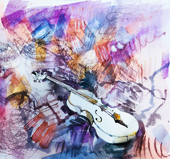 AQUARELLE MUSIQUE 28