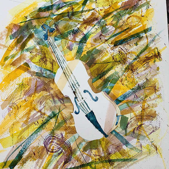 AQUARELLE MUSIQUE 6