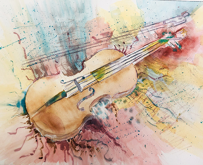 AQUARELLE MUSIQUE 7