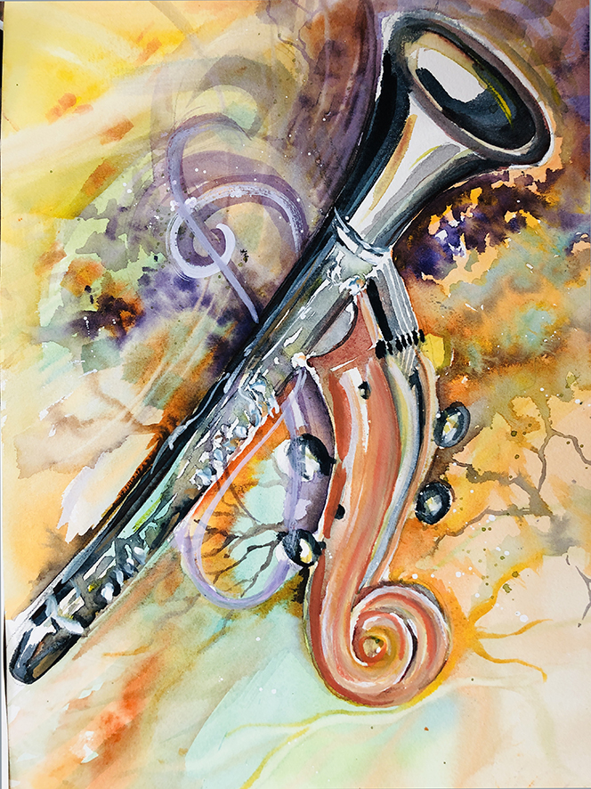 AQUARELLE MUSIQUE 8